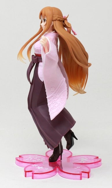 Original Japanese Anime Sword Art Online Coreful Figure Yuuki Asuna Kimono  Ver Action Figures Dolls Kids Toys Christmas Gifts