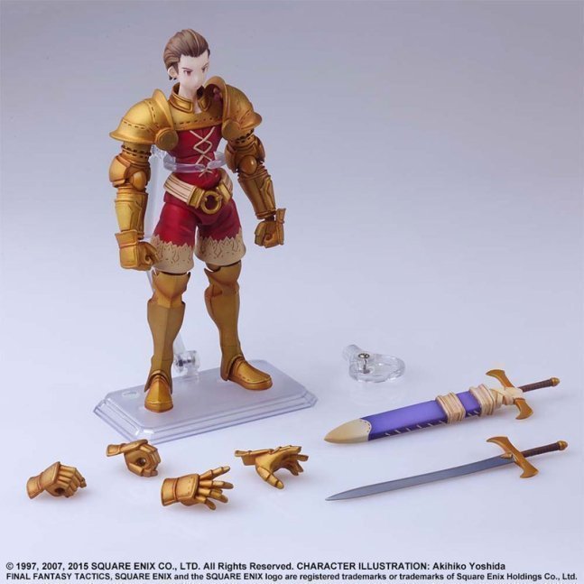 Final Fantasy Tactics Delita Hyral BRING ARTS Action Figure