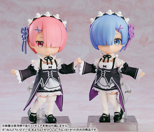 Re:ZERO Rem & Ram Nendoroid Doll Maid Outfits