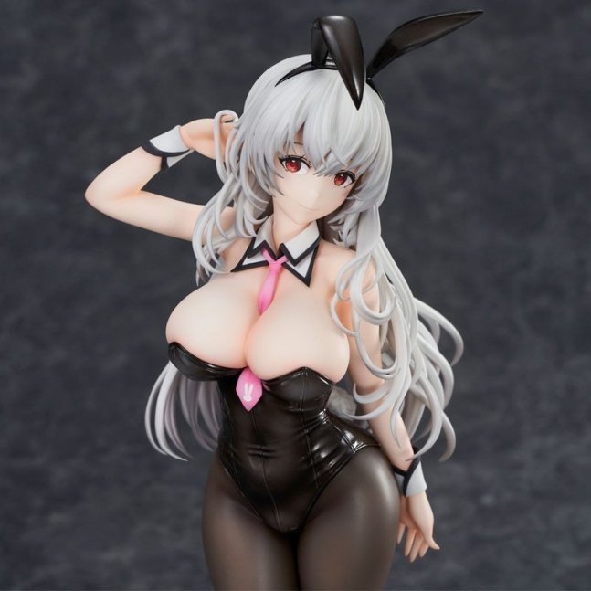 White Haired Bunny Figure Illustrated by Io Haori