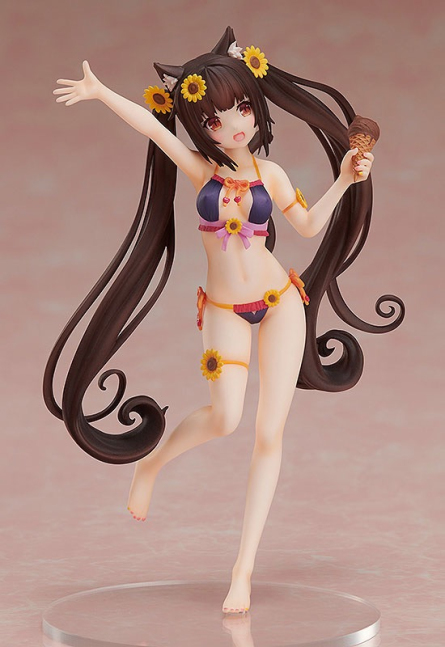 Chocola 1/12 S-style Pre-painted Assembly Figure Swimsuit Ver. -- Nekopara