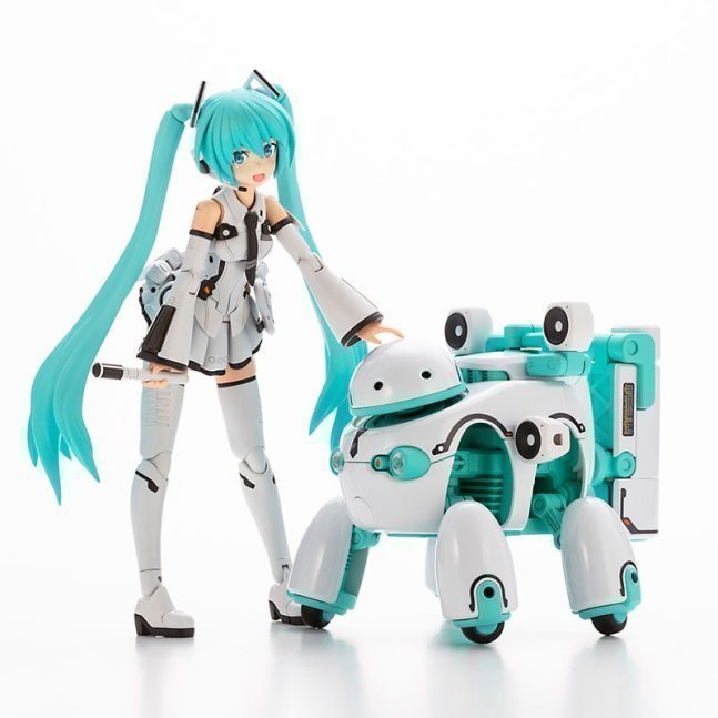 Frame Arms Girl FRAME MUSIC GIRL HATSUNE MIKU [MARUTTOYS Ver.] with TAMOTU [MIKU Ver.] Plastic Model