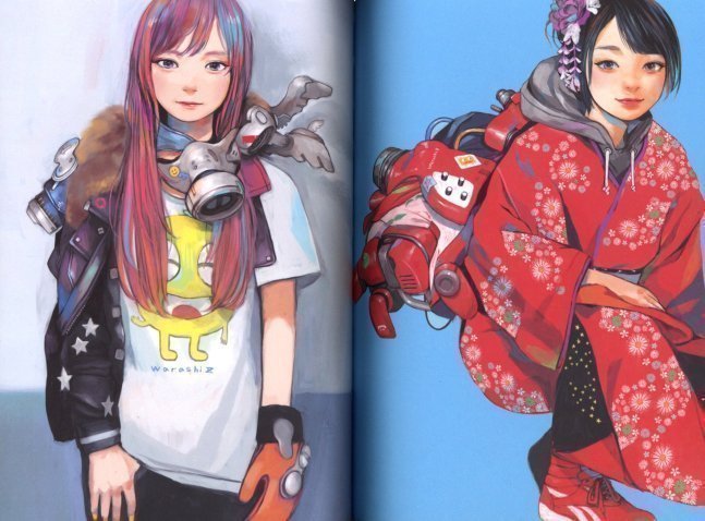 Color Palette -Zashiki Warashi Illustration Works-