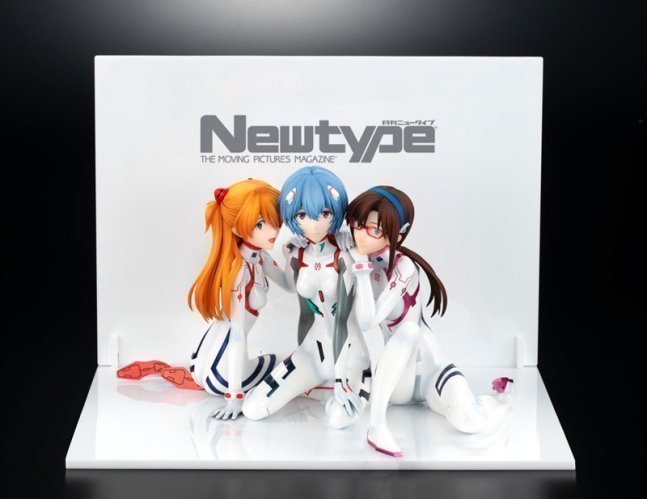 Asuka, Rei, Mari 1/8 KDcolle Figures Newtype Cover ver. Newtype Special Set  -- EVANGELION:3.0+1.0 THRICE UPON A TIME