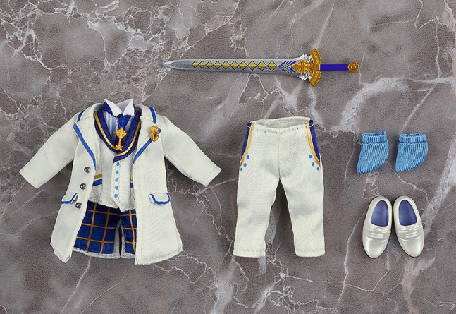 Saber / Arthur Pendragon [Prototype] Nendoroid Doll Costume Dress -White Rose- Ver. -- Fate/Grand Order