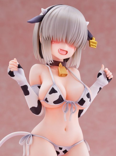 Yanagi Uzaki 1/7 Figure Cow Pattern Bikini -- Uzaki-chan wa Asobitai! W