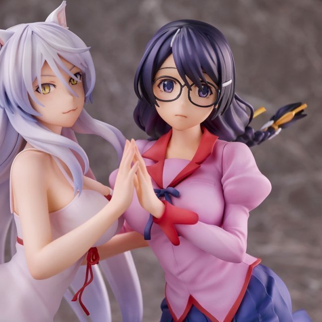 Tsubasa Hanekawa 2 Figures Set -- "Nekomonogatari"