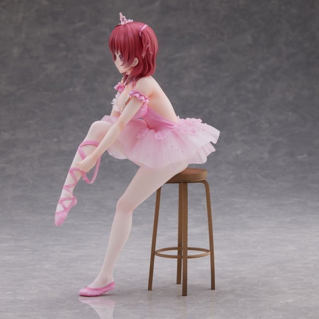 "Flamingo Ballet Group" Red Hair Girl Figure Illustrated by Anmi