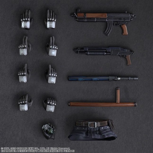 Security Officer PLAY ARTS Kai Action Figure -- Final Fantasy VII REMAKE