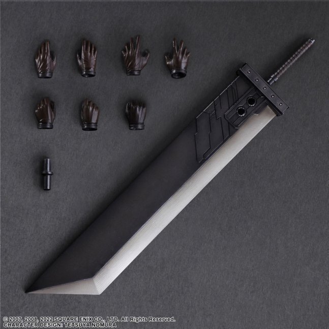 Zack Soldier Class 1st PLAY ARTS Kai Action Figure -- Crisis Core: Final Fantasy VII Reunion