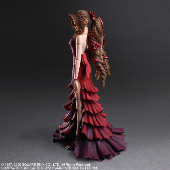 Aerith Gainsborough PLAY ARTS Kai Action Figure Dress Ver. -- Final Fantasy VII Remake