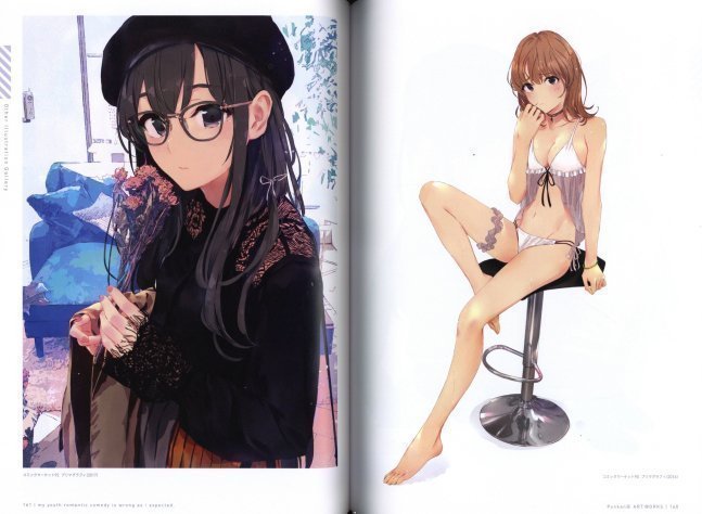 My Teen Romantic Comedy SNAFU Ponkan 8 Art Works - Yahari Ore no Seishun Lovecome ha Machigatteiru