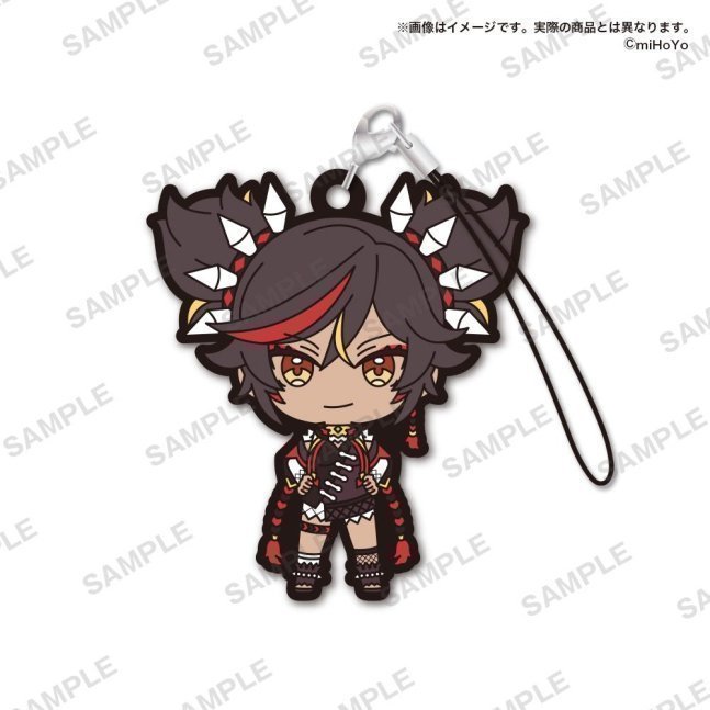 Genshin Impact Capsule Rubber Strap vol.4 Full Set of 8