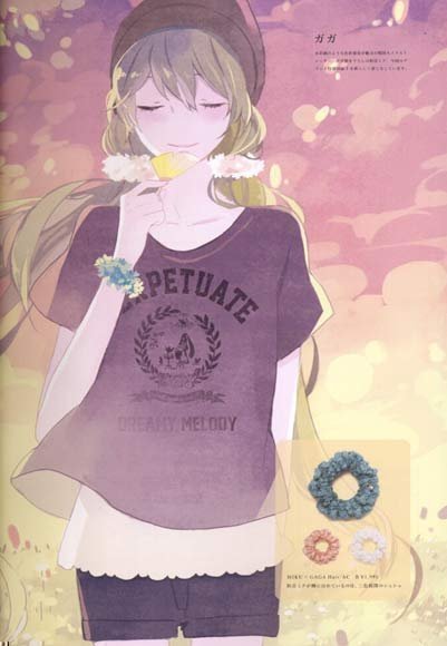 Miku Hatsune x earth music and ecology Japan Label Style Book PINK