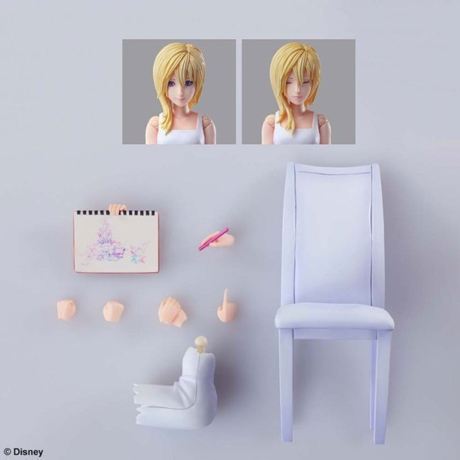 Namine BRING ARTS Action Figure -- KINGDOM HEARTS III