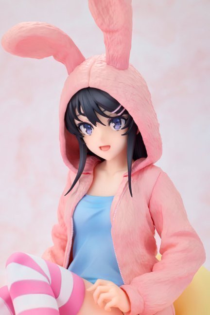 Mai Sakurajima KDcolle Figure Hoodie*Look Rabbit Ears ver. KADOKAWA Special Set