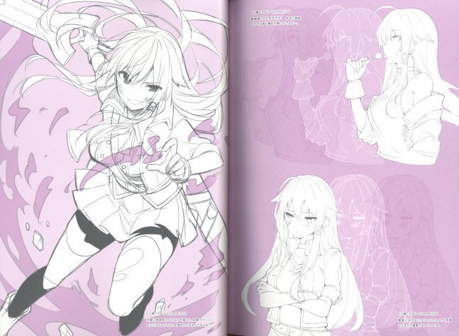Gift of Black Cat - Kuroneko no Okurimono - Mishima Kurone Rough & Line Art