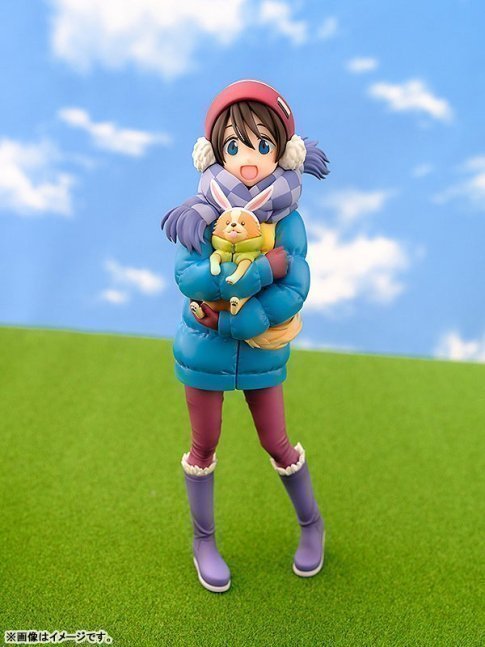 Ena Saito & Chikuwa 1/7 Figure -- Yuru Camp
