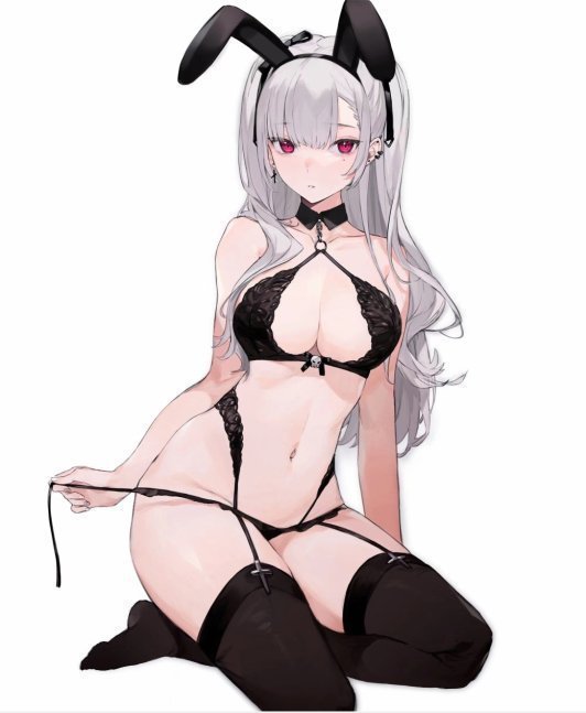 Tana Black Bunny Girl 1/7 Figure