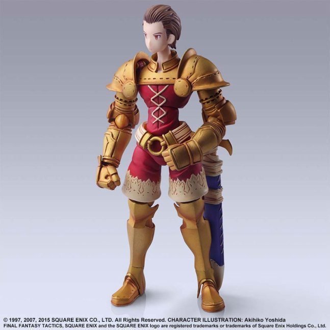 Final Fantasy Tactics Delita Hyral BRING ARTS Action Figure