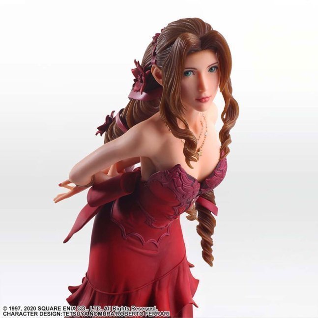 Aerith Gainsborough STATIC ARTS Figure Dress Ver. -- Final Fantasy VII Remake