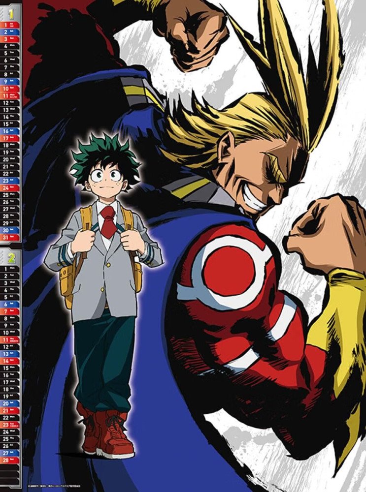 My Hero Academia - 2027 Anime Calendar
