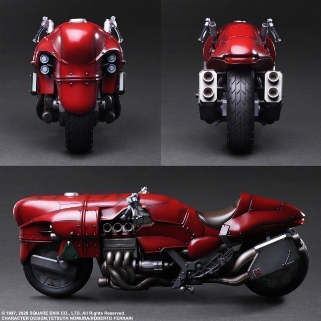 Roche & Motorcycle Set PLAY ARTS Kai Action Figure -- Final Fantasy VII REMAKE