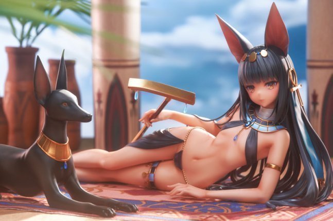Short Break of Anubis 1/7 Figure Illustrated by Nigi Komiya