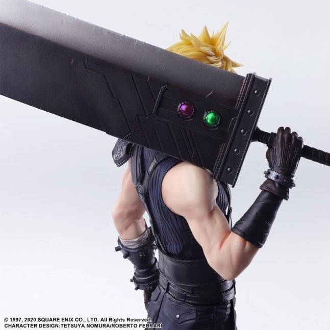 Cloud Strife Final Fantasy VII REMAKE STATIC ARTS