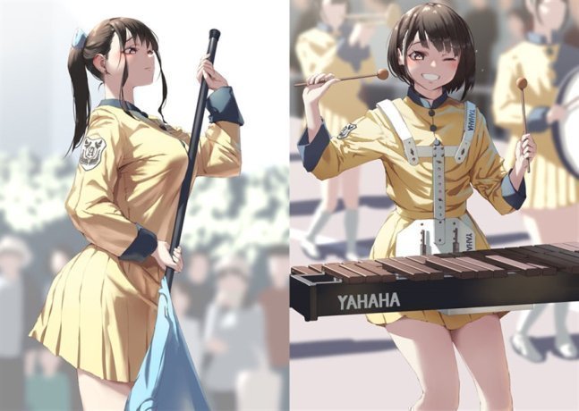Aoitori High School Illustrations 8