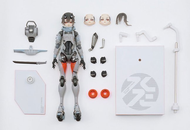 SSX_155 Action Figure "MANDARIN SURF" ver. -- SHOJO-HATSUDOKI MOTORED CYBORG RUNNER