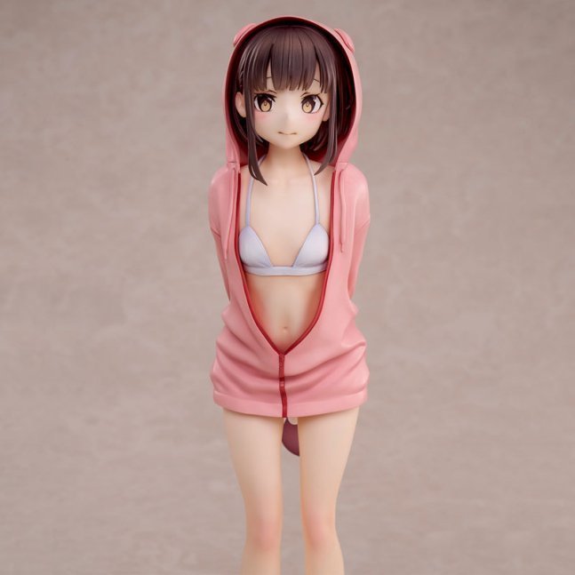 Swimsuit Hoodie Misaki' Figure Illustrated By jonsun