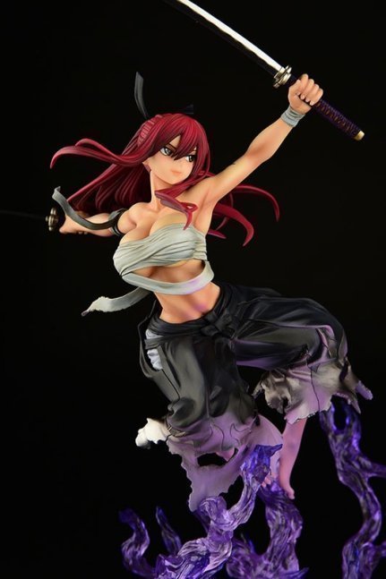 Erza Scarlet 1/6 Figure Samurai -Kouen Banjou- ver. Jet Black