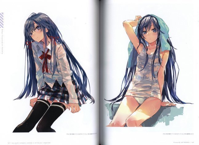 My Teen Romantic Comedy SNAFU Ponkan 8 Art Works - Yahari Ore no Seishun Lovecome ha Machigatteiru
