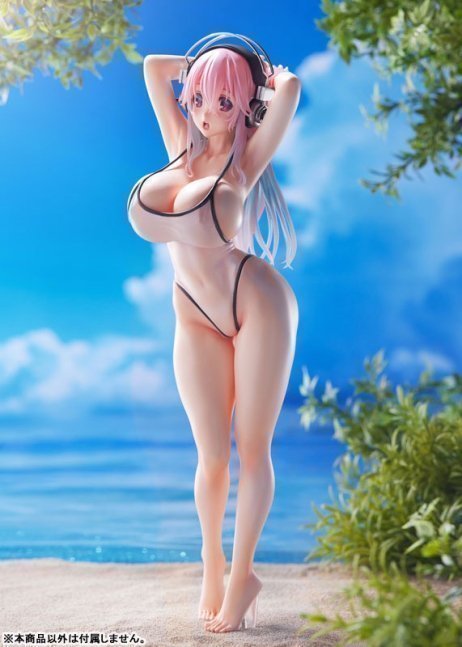 Super Sonico 1/7 DreamTech Figure White Swimsuit style