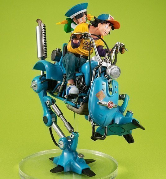 Son Goku & Gohan & Bipedal Walking Robot Desktop Real McCoy EX Figure