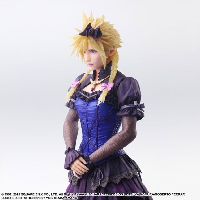 Cloud Strife STATIC ARTS Figure -Dress Ver. -- Final Fantasy VII