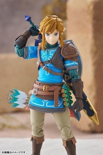 Link Figma Action Figure -- The Legend of Zelda: Tears of the Kingdom ver.
