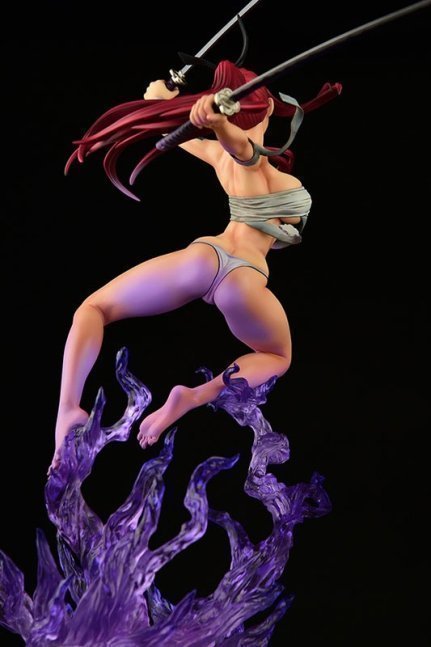 Erza Scarlet 1/6 Figure Samurai -Kouen Banjou- ver. Jet Black