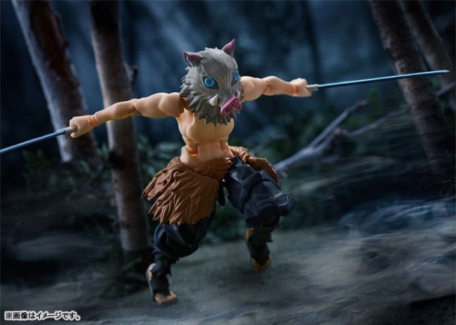 Inosuke Hashibira Figma Action Figure STD Edition -- Demon Slayer: Kimetsu no Yaiba