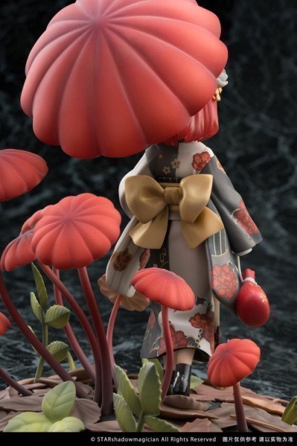Mushroom Girls Series No.6 Marasmius Haematocephalus 1/1 Complete Figure