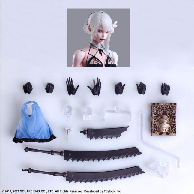 Kaine PLAY ARTS Kai Action Figure -- NieR: Replicant ver.1.22474487139...