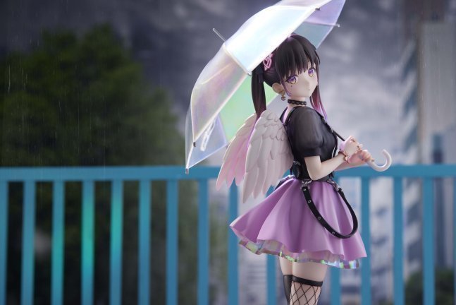 Mihane 1/7 Complete Figure -- Kasa wo Hiraite Tsubasa wo Tojite