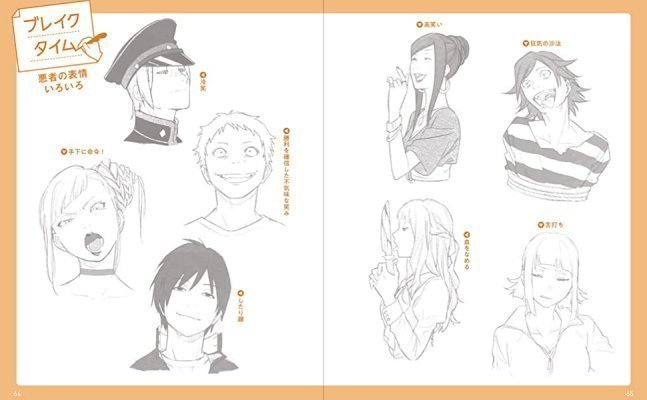 Manga Drawing Practice Drill *Faces and Expressions*