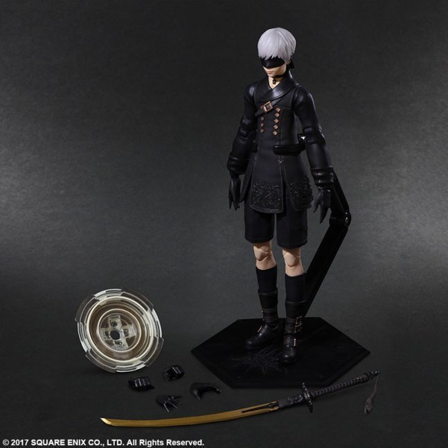 YoRHa No.9 Type S PLAY ARTS Kai Action Figure STD Edition -- NieR:Automata