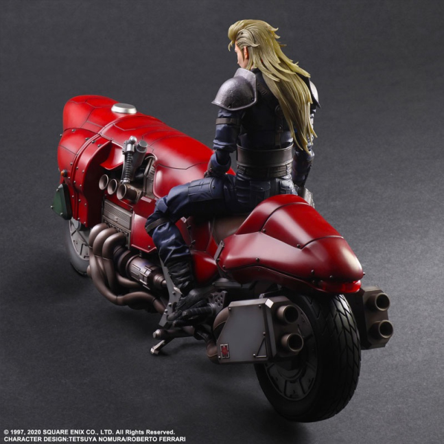 Roche & Motorcycle Set PLAY ARTS Kai Action Figure -- Final Fantasy VII REMAKE