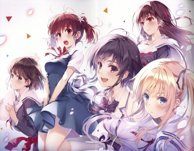 Saekano: How to Raise a Boring Girlfriend - Misaki Kurehito Artworks Vol.1 Flat