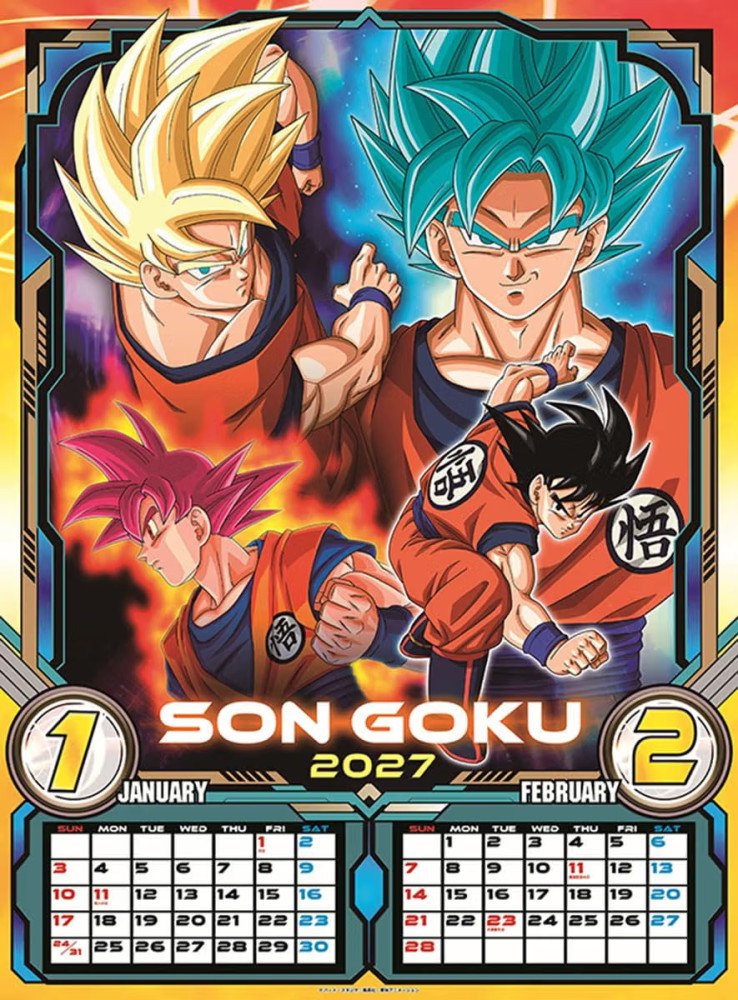 Dragon Ball - 2027 Anime Calendar