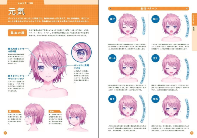 Girl's Facial Expression Catalog - Onnanoko no Hyoujou Catalog