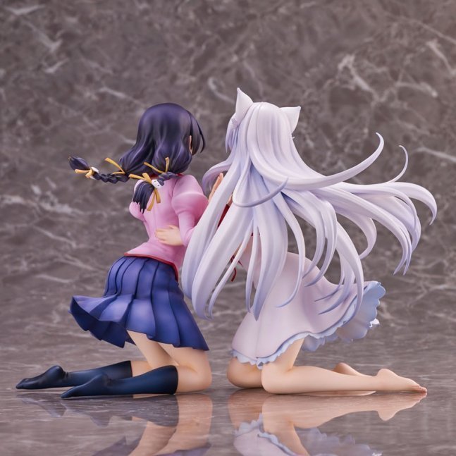 Tsubasa Hanekawa 2 Figures Set -- "Nekomonogatari"
